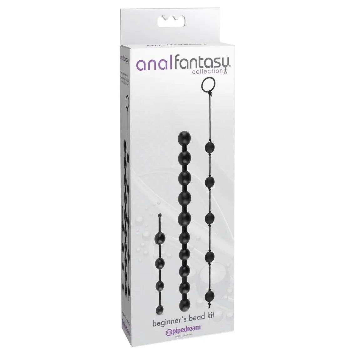 Pipedream® Pipedream Anal Fantasy Beginner’s Bead Kit - 3-Piece Graduated Set Black