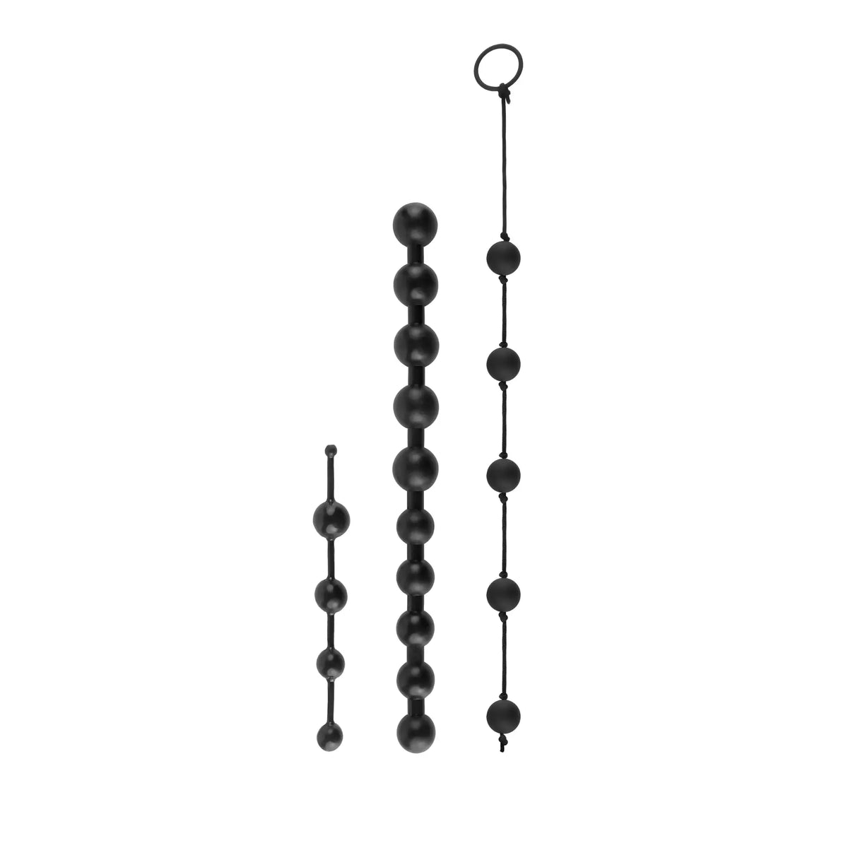 Pipedream® Pipedream Anal Fantasy Beginner’s Bead Kit - 3-Piece Graduated Set Black