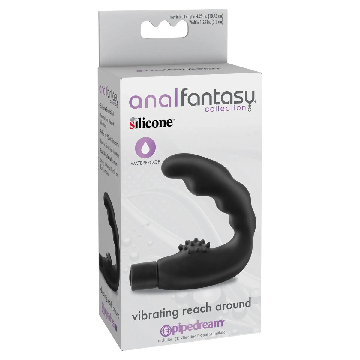 Pipedream® Pipedream Anal Fantasy Vibrating Reach Around Prostate Massager Black