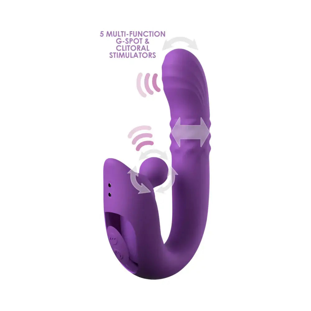 Pipedream® Pipedream Fantasy For Her Harmoni Pro, Quad-Motor Rabbit Vibrator with Expanding Beads Purple