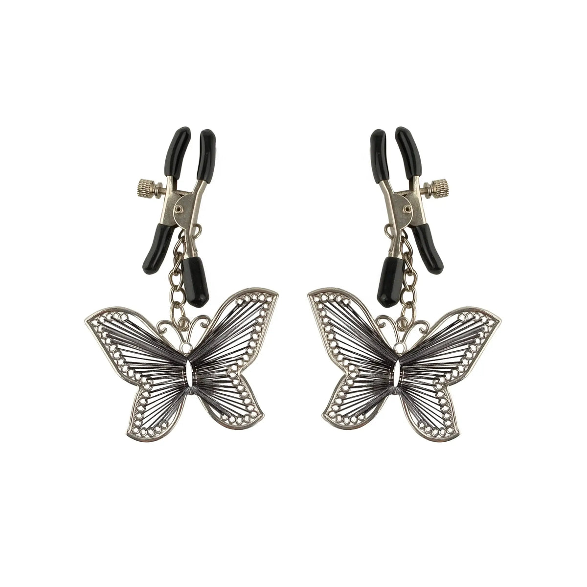Pipedream® Pipedream Fetish Fantasy Series Butterfly Nipple Clamps Silver
