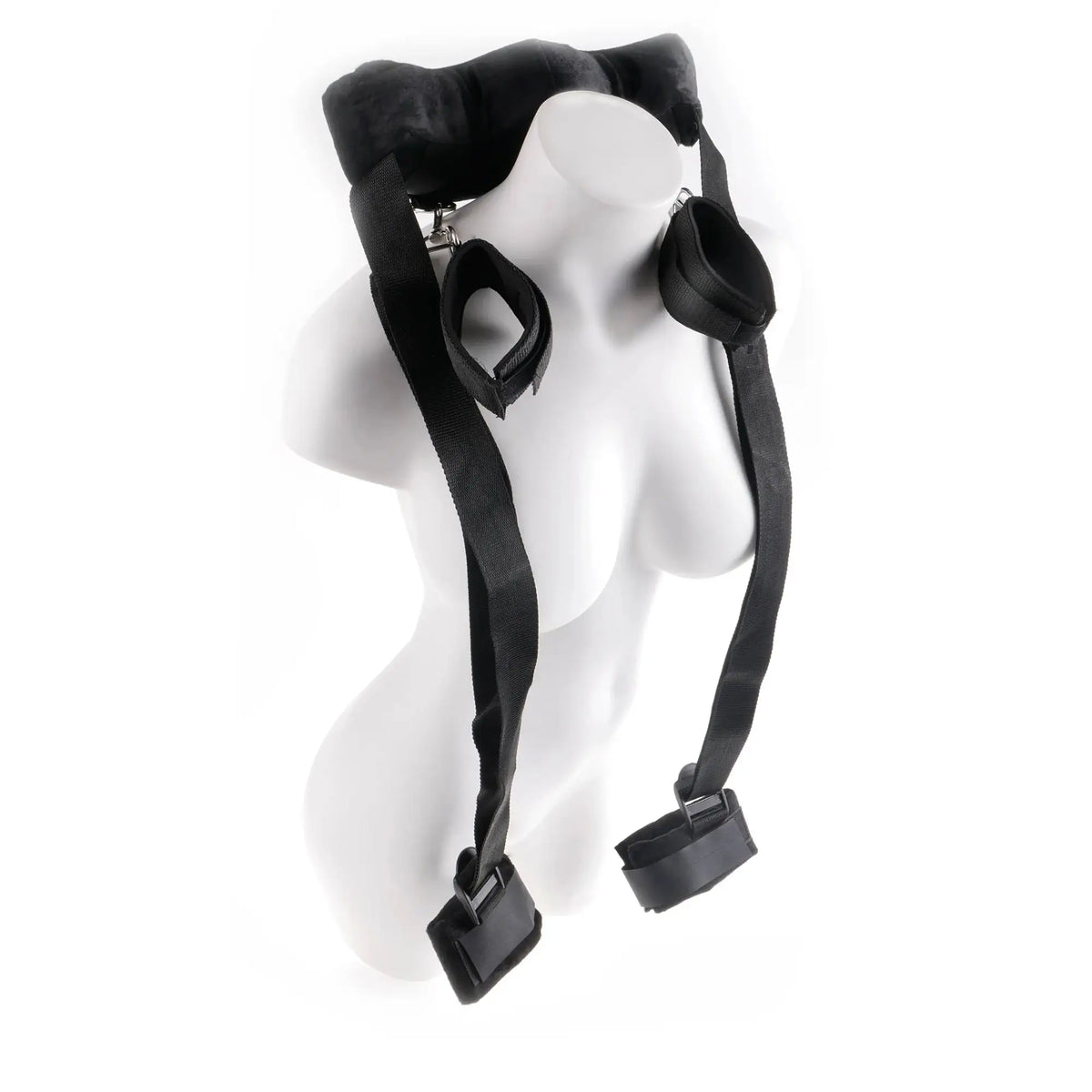 Pipedream® Pipedream Fetish Fantasy Series Position Master with Cuffs – Adjustable Restraint System Black