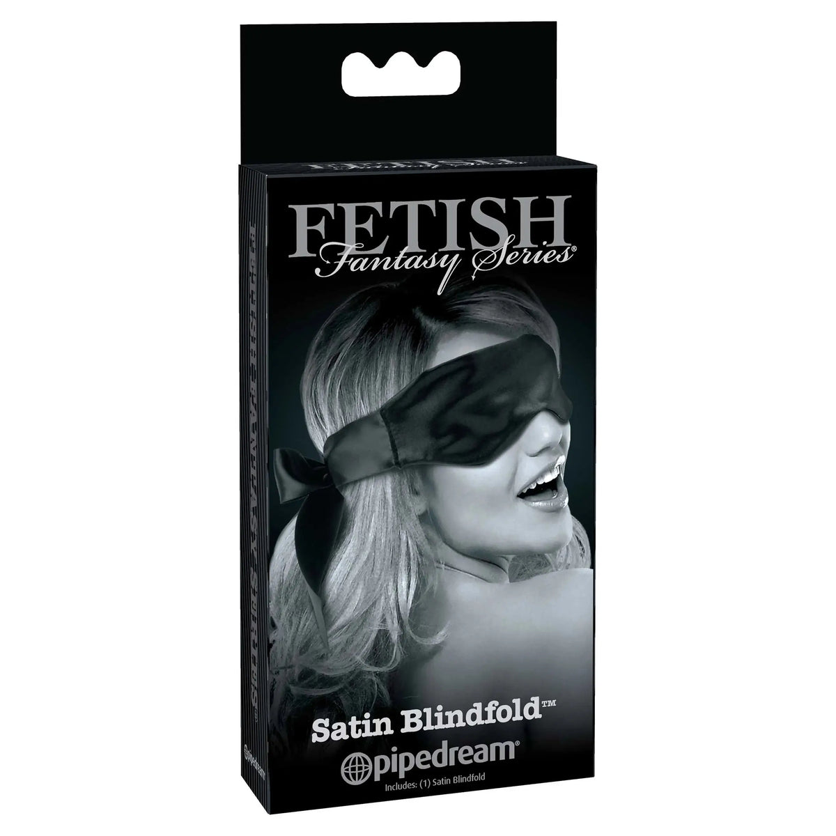 Pipedream® Pipedream Fetish Fantasy Series Satin Blindfold Black