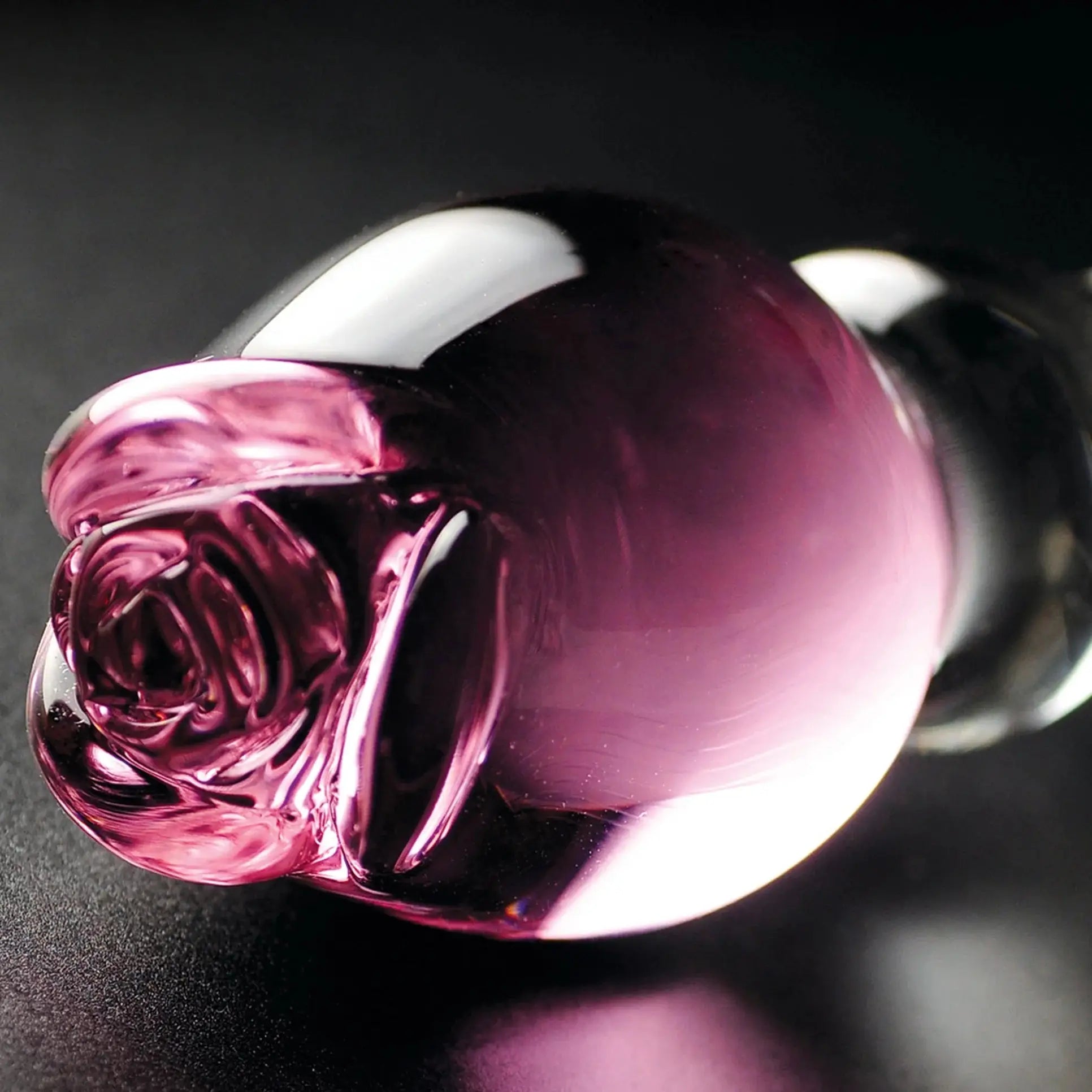 Pipedream® Pipedream Icicles No. 12 Hand-Blown Beaded Flower Glass Dildo Pink