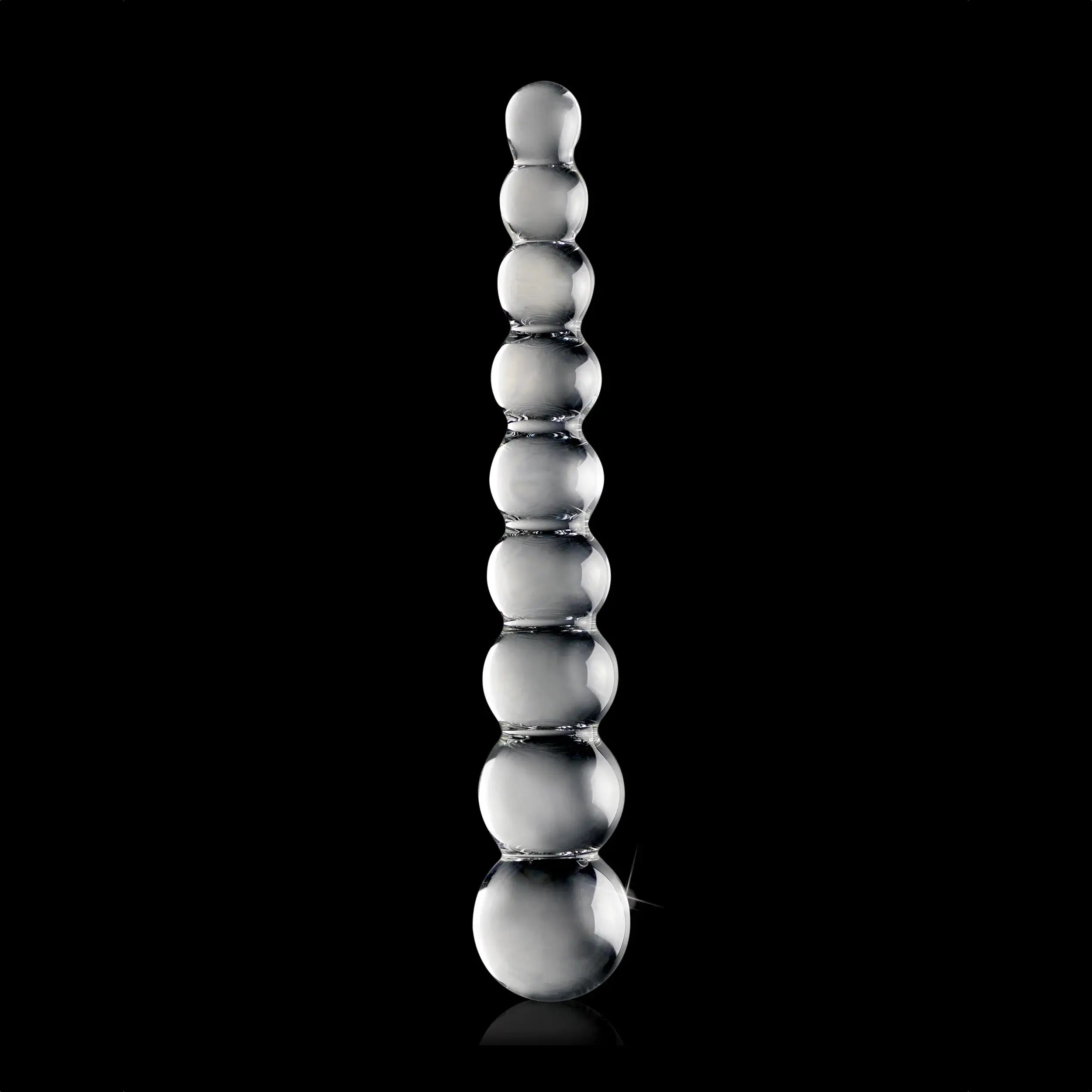 Pipedream® Pipedream Icicles No. 2 Hand-Blown Beaded Glass Anal Probe Clear