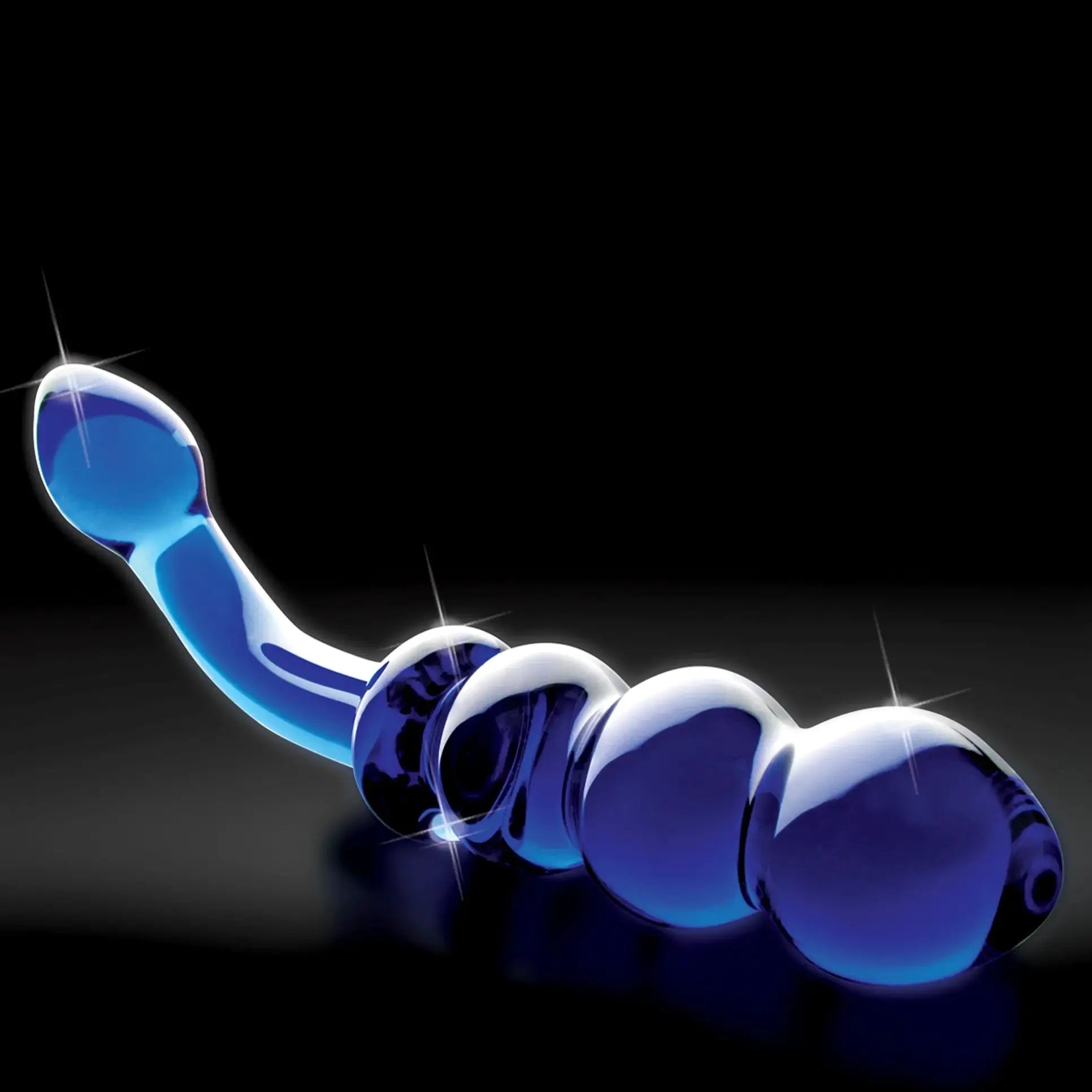 Pipedream® Pipedream Icicles No. 31 Hand-Blown Glass G-Spot & Anal Massager Blue