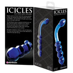 Pipedream® Pipedream Icicles No. 31 Hand-Blown Glass G-Spot & Anal Massager Blue