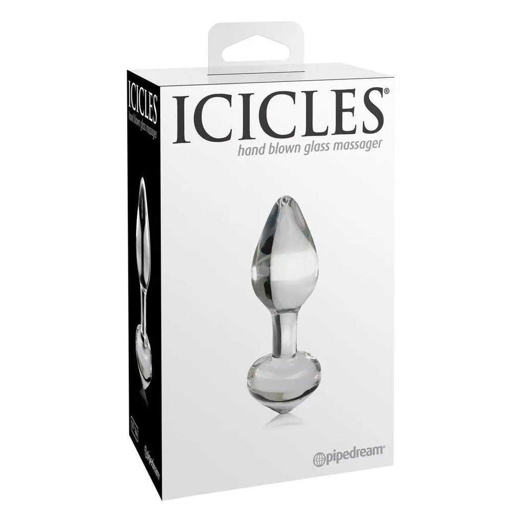 Pipedream® Pipedream Icicles No. 44 Glass Butt Plug – Beginner-Friendly Anal