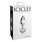 Pipedream® Pipedream Icicles No. 44 Glass Butt Plug – Beginner-Friendly Anal