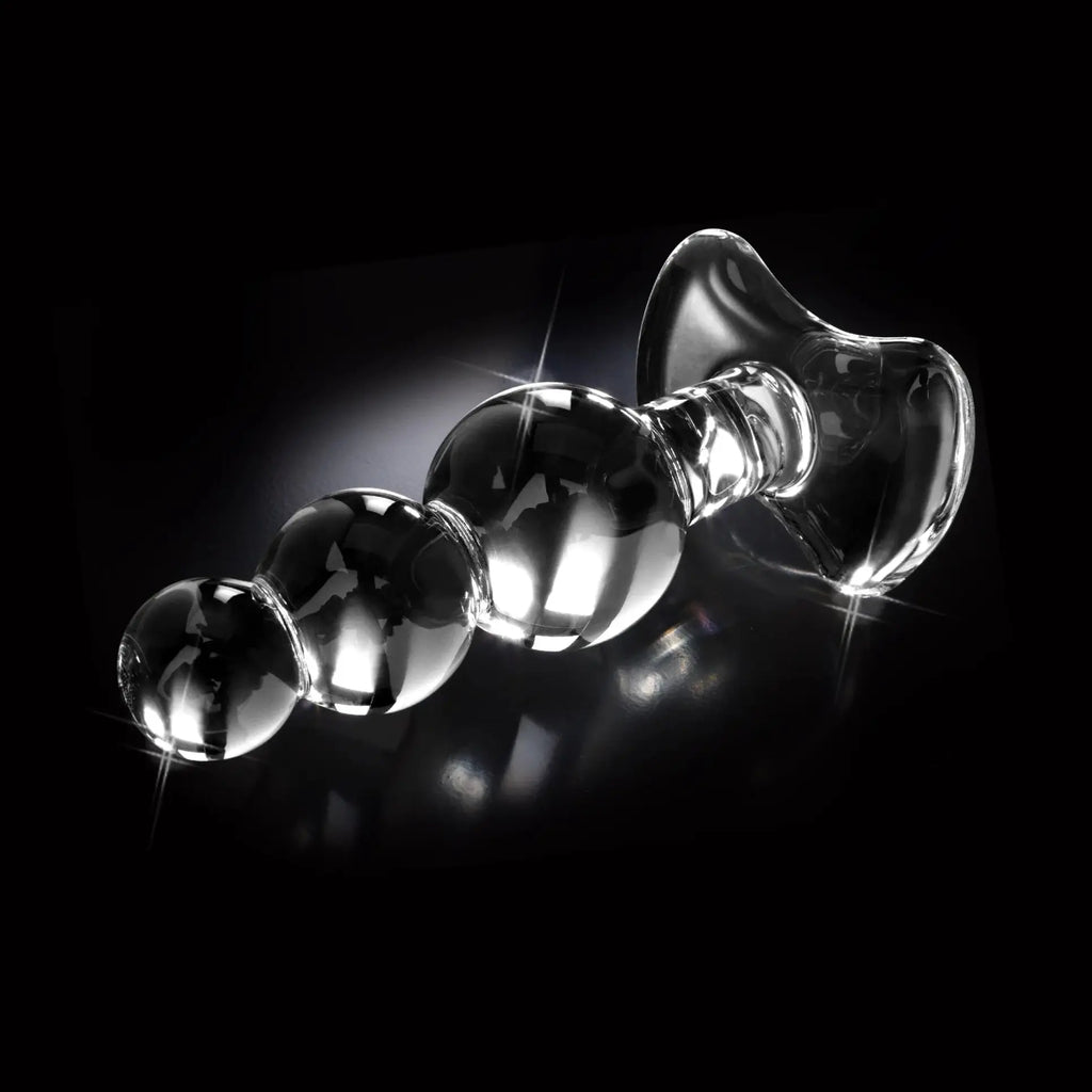 Pipedream® Pipedream Icicles No. 47 Beaded Glass Anal Plug Clear