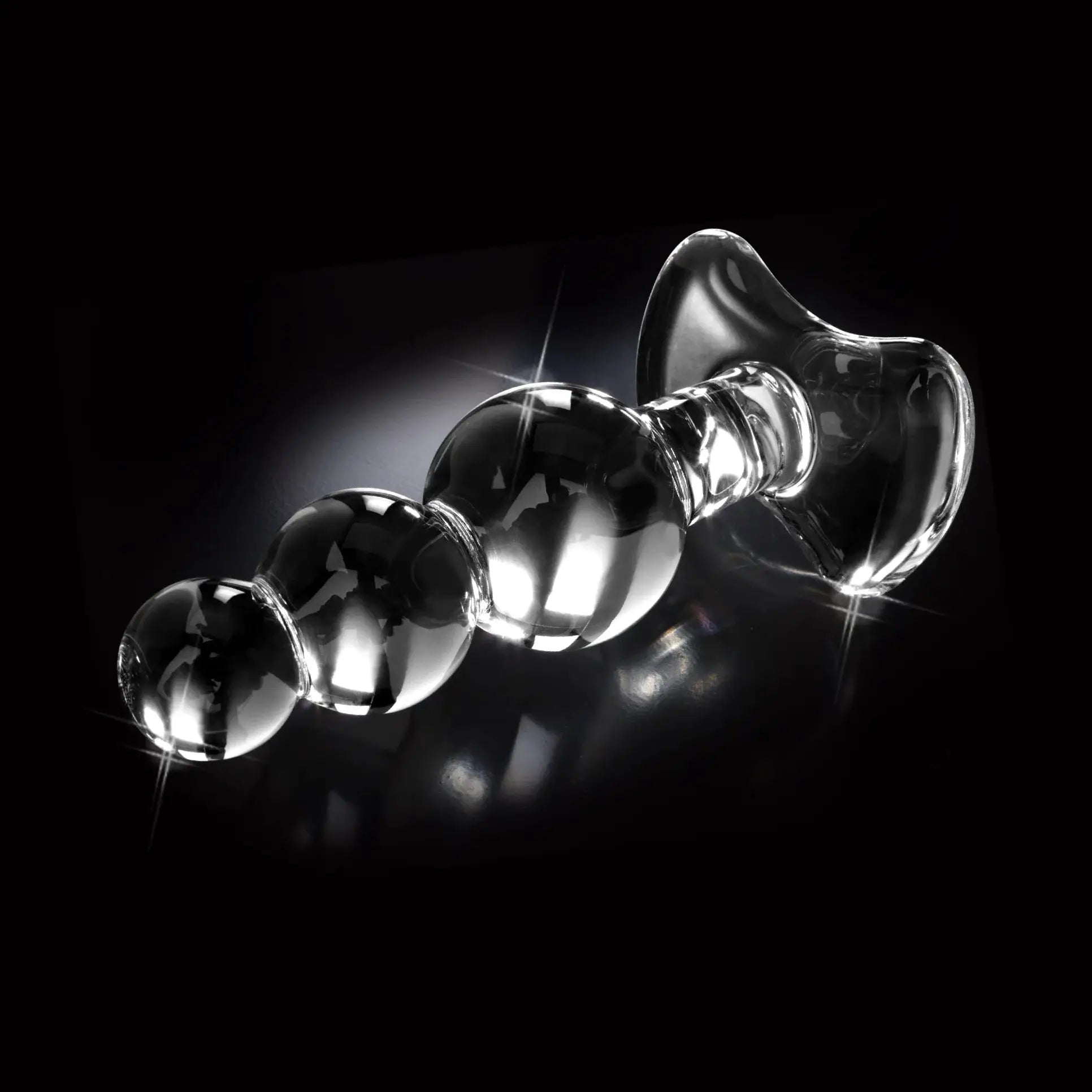 Pipedream® Pipedream Icicles No. 47 Beaded Glass Anal Plug Clear