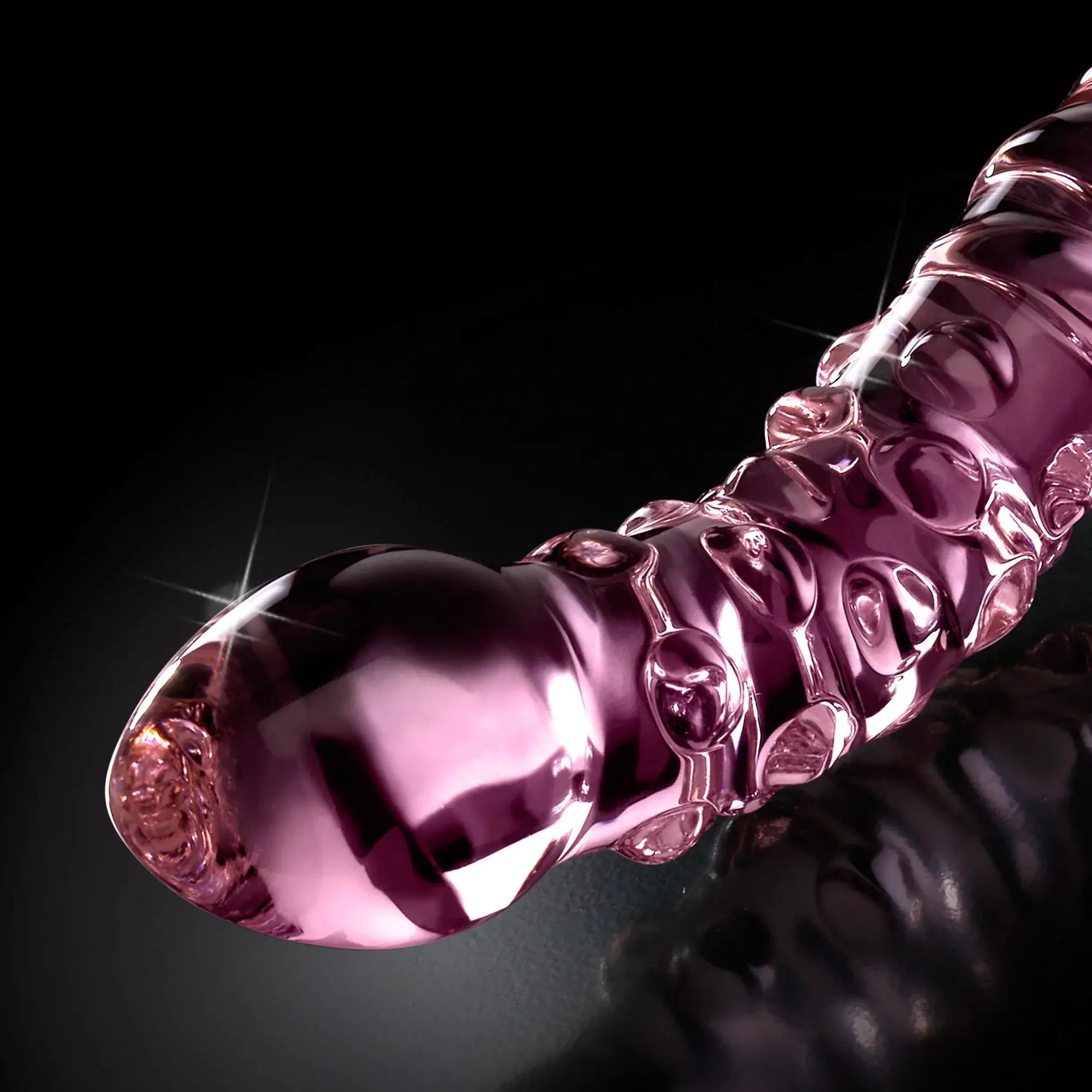 Pipedream® Pipedream Icicles No. 55 Double-Ended Glass Dildo Pink