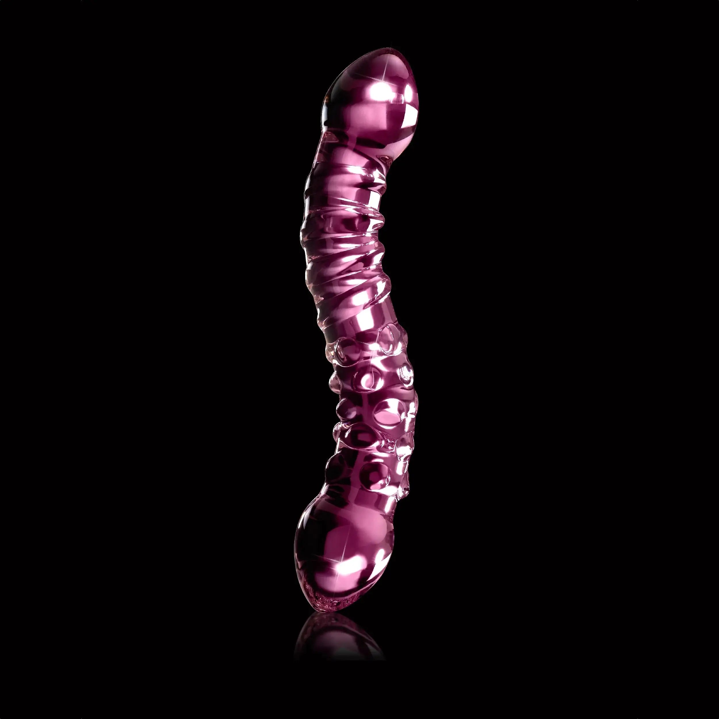 Pipedream® Pipedream Icicles No. 55 Double-Ended Glass Dildo Pink
