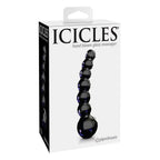 Pipedream® Pipedream Icicles No. 66 Beaded Glass Dildo Black