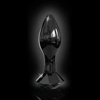 Pipedream® Pipedream Icicles No. 78 Hand-Blown Glass Anal Plug Black