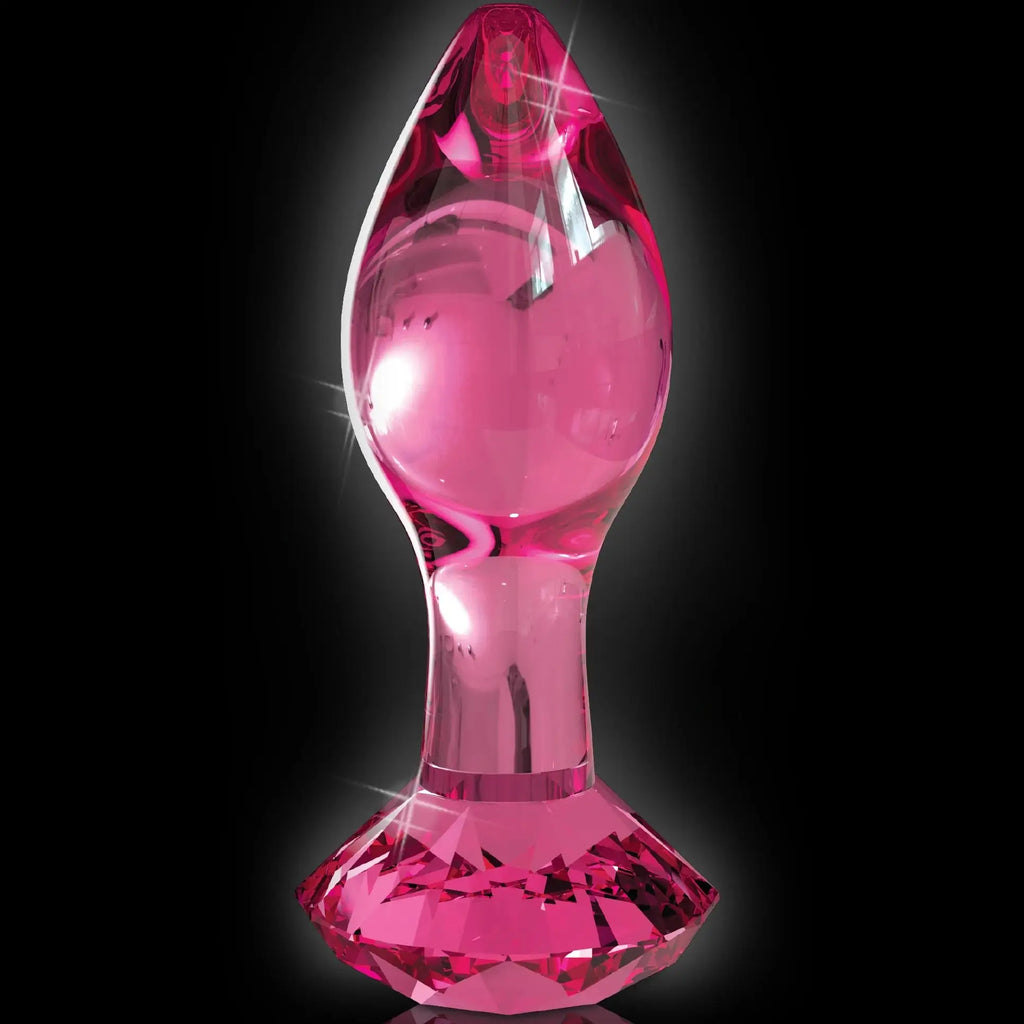 Pipedream® Pipedream Icicles No. 79 Hand-Blown Glass Anal Plug Pink