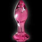 Pipedream® Pipedream Icicles No. 79 Hand-Blown Glass Anal Plug Pink
