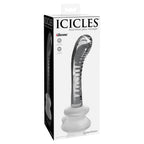 Pipedream® Pipedream Icicles No. 88 Glass G-Spot Wand with Suction Cup Clear