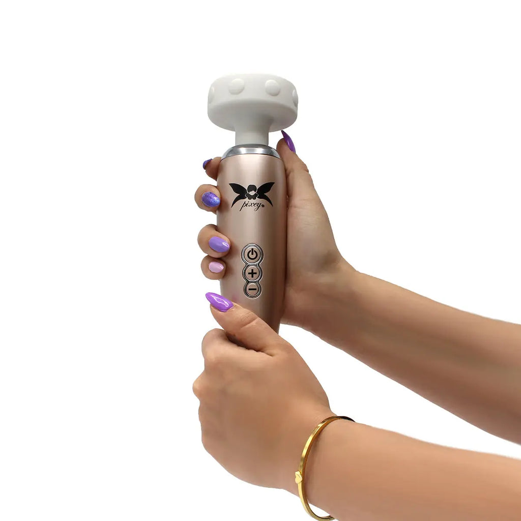 Rose gold Hammerhead Flat Head Rechargeable Wand
