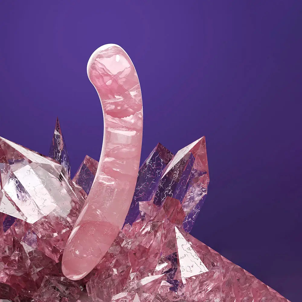 biird™ Pixii™ Petite Rose Quartz Dildo - Rolik®