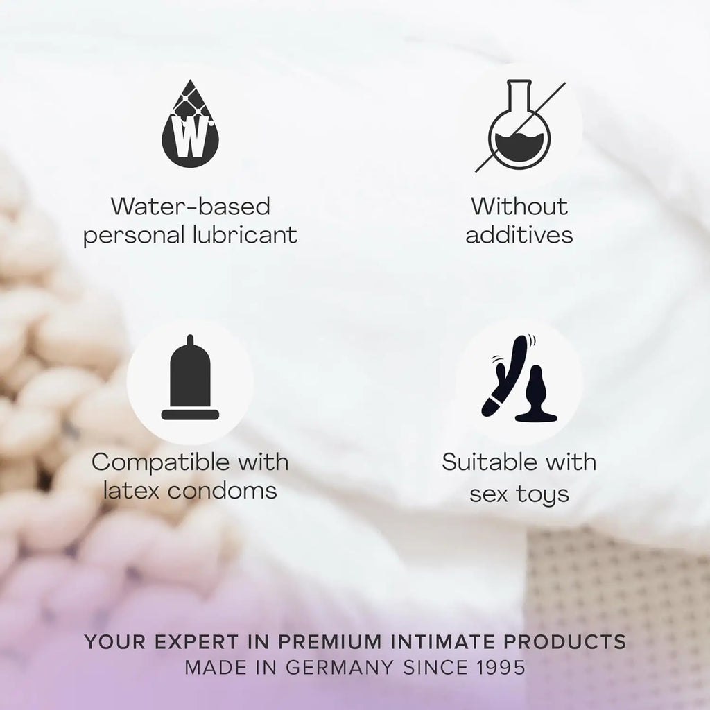 pjur® med Sensitive Glide – Hypoallergenic Water-Based Lubricant 3.4 fl. oz.