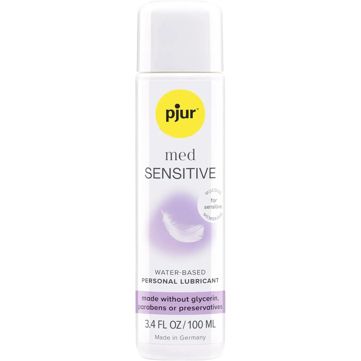pjur® pjur med Sensitive Glide – Hypoallergenic Water-Based Lubricant 3.4 fl. oz.