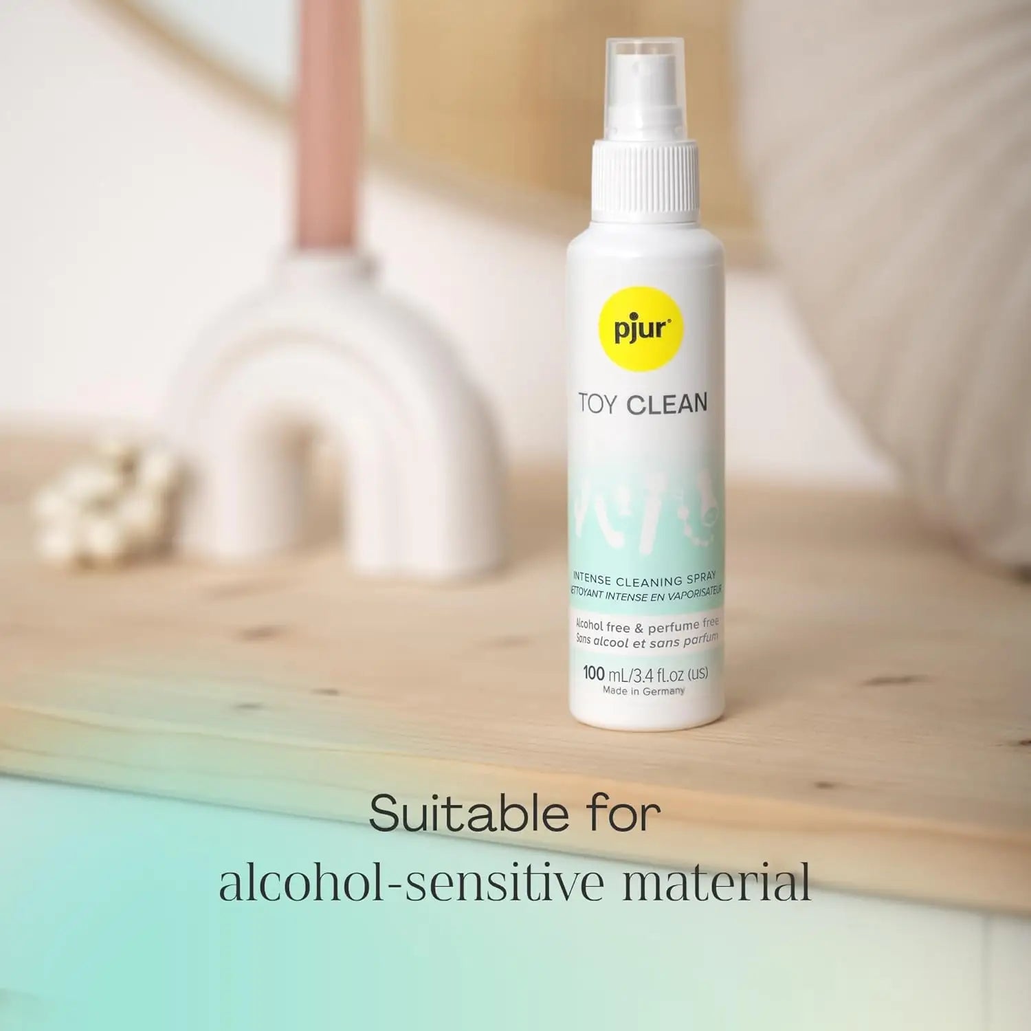 pjur® Toy Clean Intense Cleaning Spray – Alcohol-Free Cleaner 3.4 fl. oz.