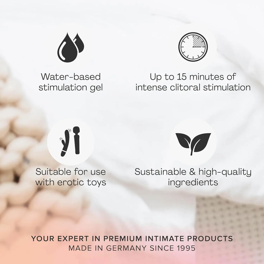 pjur® Woman Lust Vibrating Orgasm Gel – Clitoral Stimulation 15mL