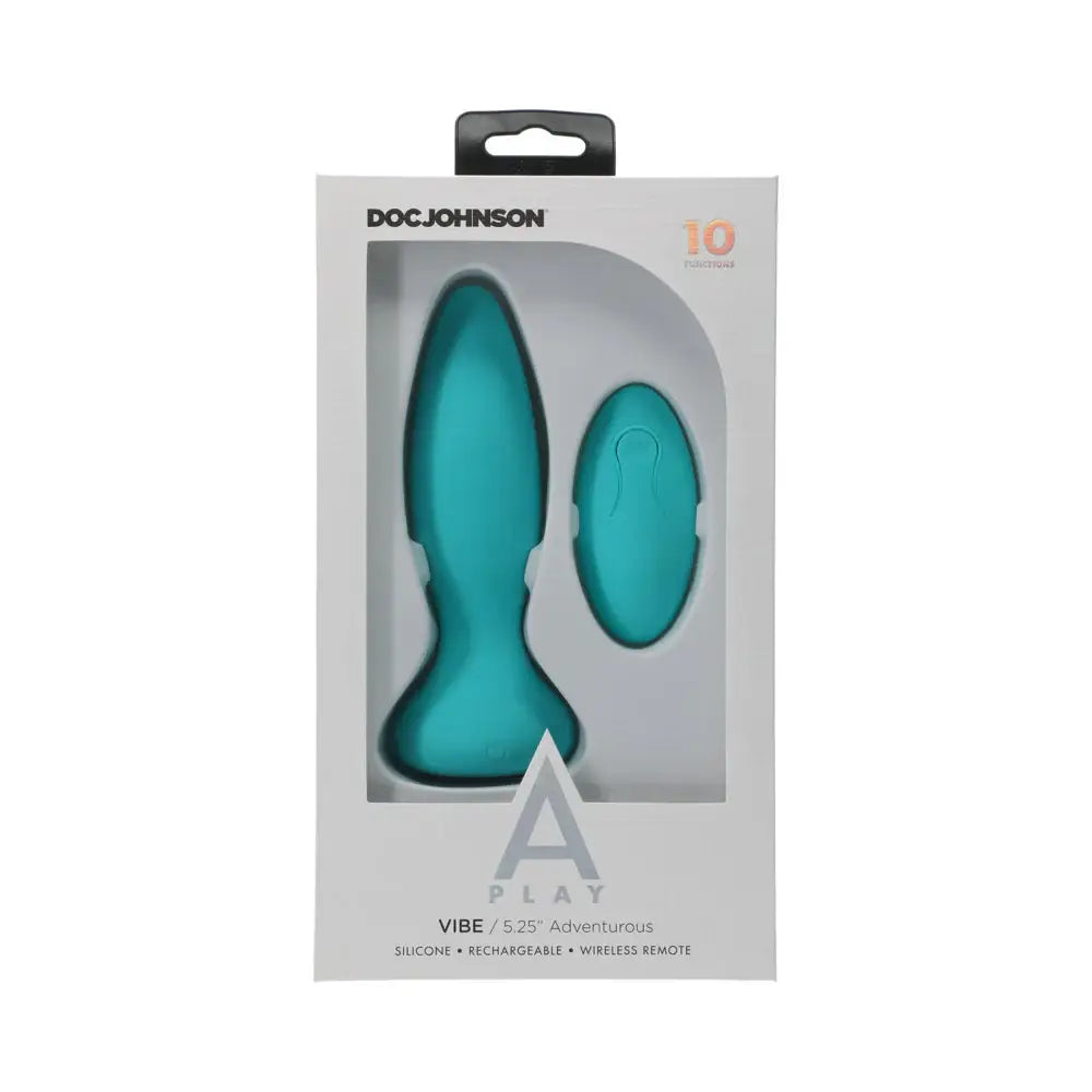 Doc Johnson® A - Play Adventurous Vibrating Anal Plug w/ Remote - Rolik®
