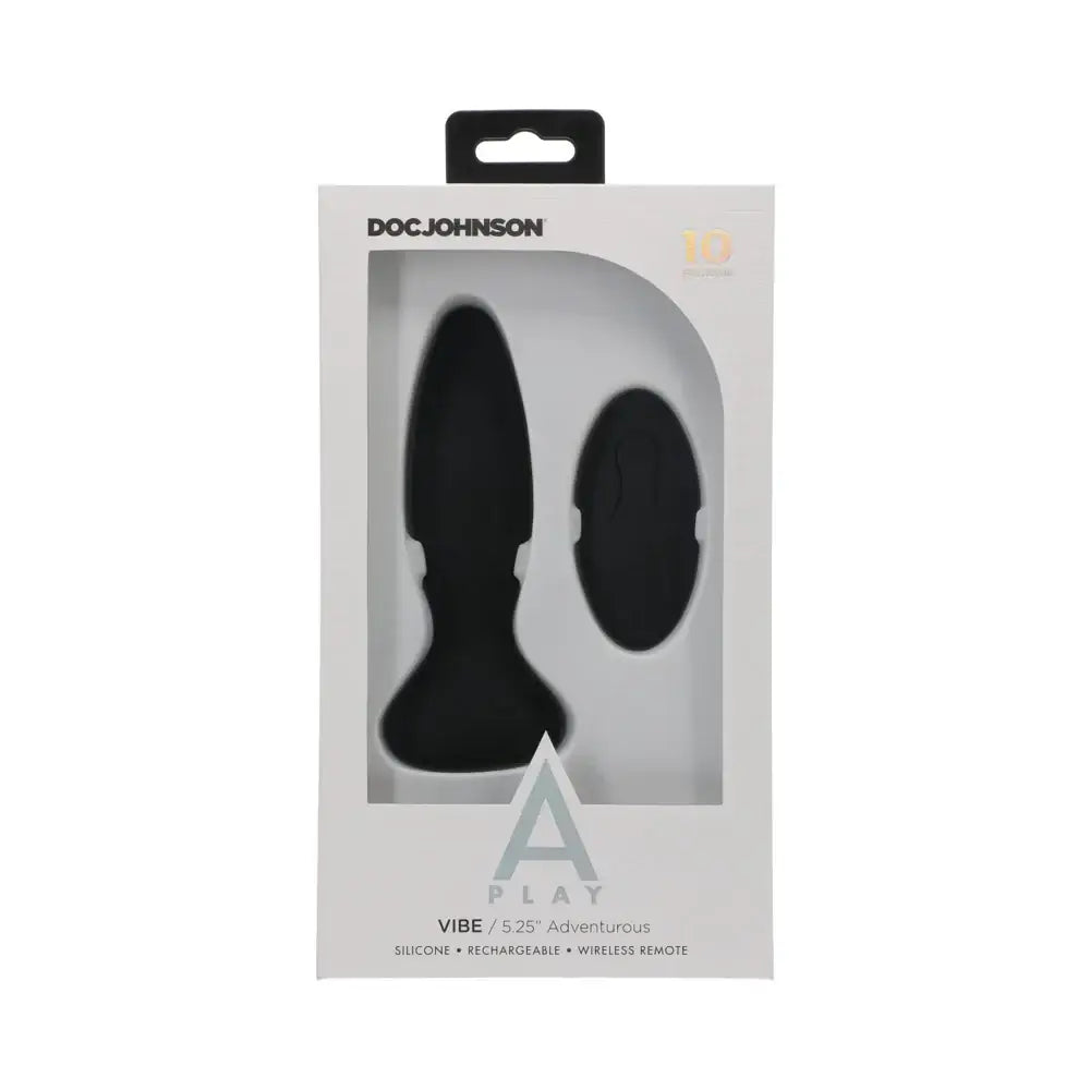 Doc Johnson® A - Play Adventurous Vibrating Anal Plug w/ Remote - Rolik®