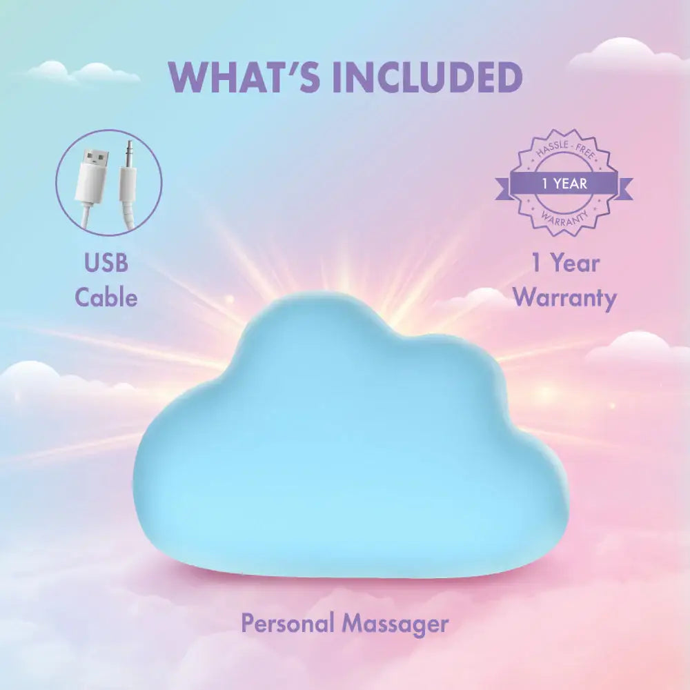 Blush Novelties® Play With Me Cuddle Cloud Handheld Clitoral Massager - Rolik®