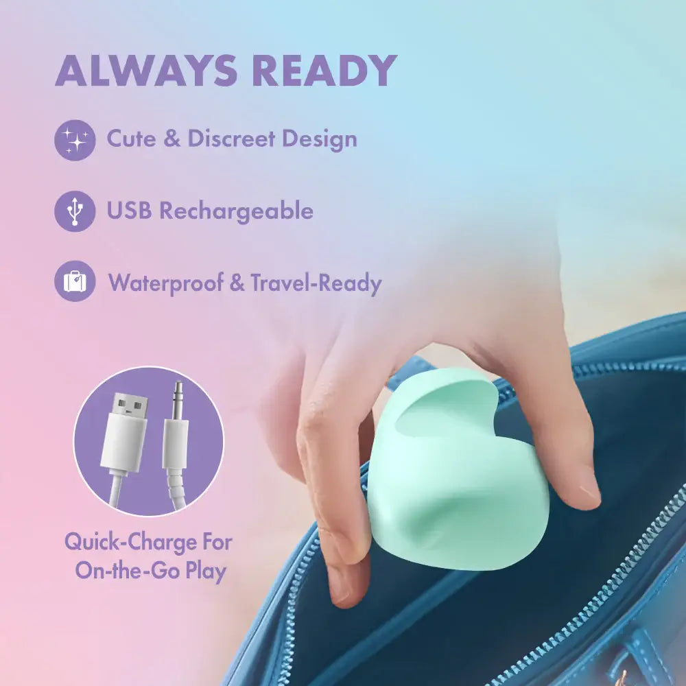 Mint Play With Me Dream Crush Finger Vibrator