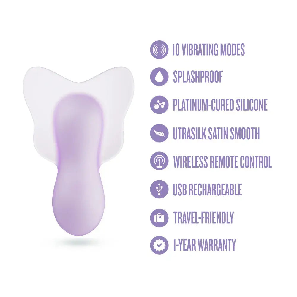 Play With Me Flutter Love Clitoral Vibrator Purple