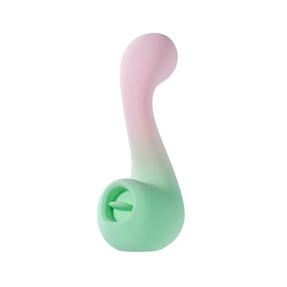 Blush Novelties® Play With Me Melody Dual Vibrator With G-Spot & Tongue-Fluttering Clitoral Stimulation - Rolik®