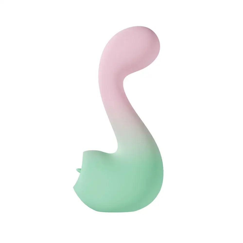 Blush Novelties® Play With Me Melody Dual Vibrator With G-Spot & Tongue-Fluttering Clitoral Stimulation - Rolik®