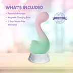 Blush Novelties® Play With Me Melody Dual Vibrator With G-Spot & Tongue-Fluttering Clitoral Stimulation - Rolik®