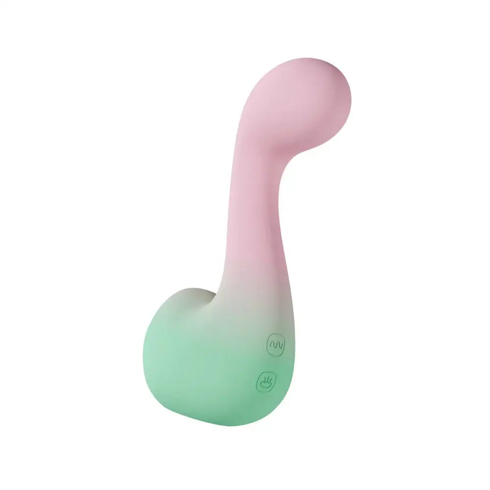 Blush Novelties® Play With Me Melody Dual Vibrator With G-Spot & Tongue-Fluttering Clitoral Stimulation - Rolik®