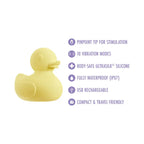 Play With Me Splash Duck Vibrator - Yellow