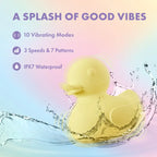 Play With Me Splash Duck Vibrator - Yellow