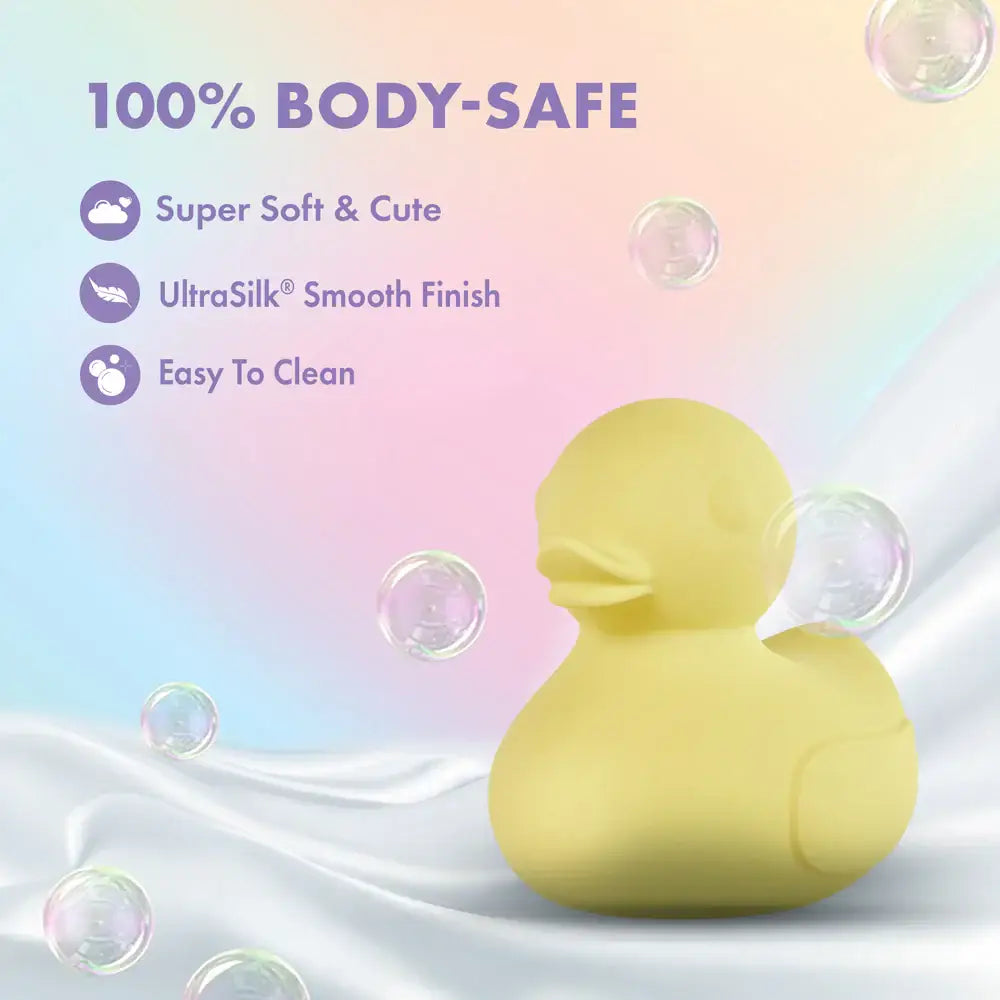 Play With Me Splash Duck Vibrator - Yellow