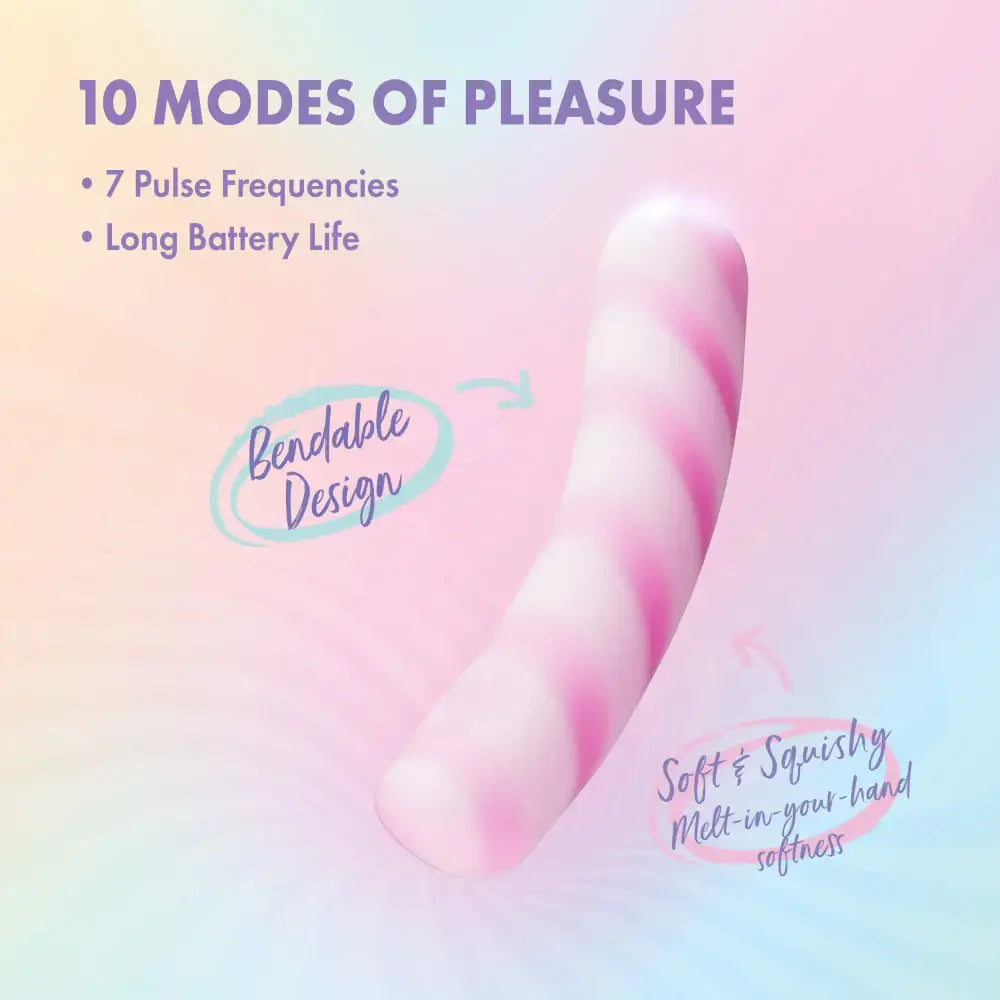 Play With Me Sugar Crush Vibrator - Pink