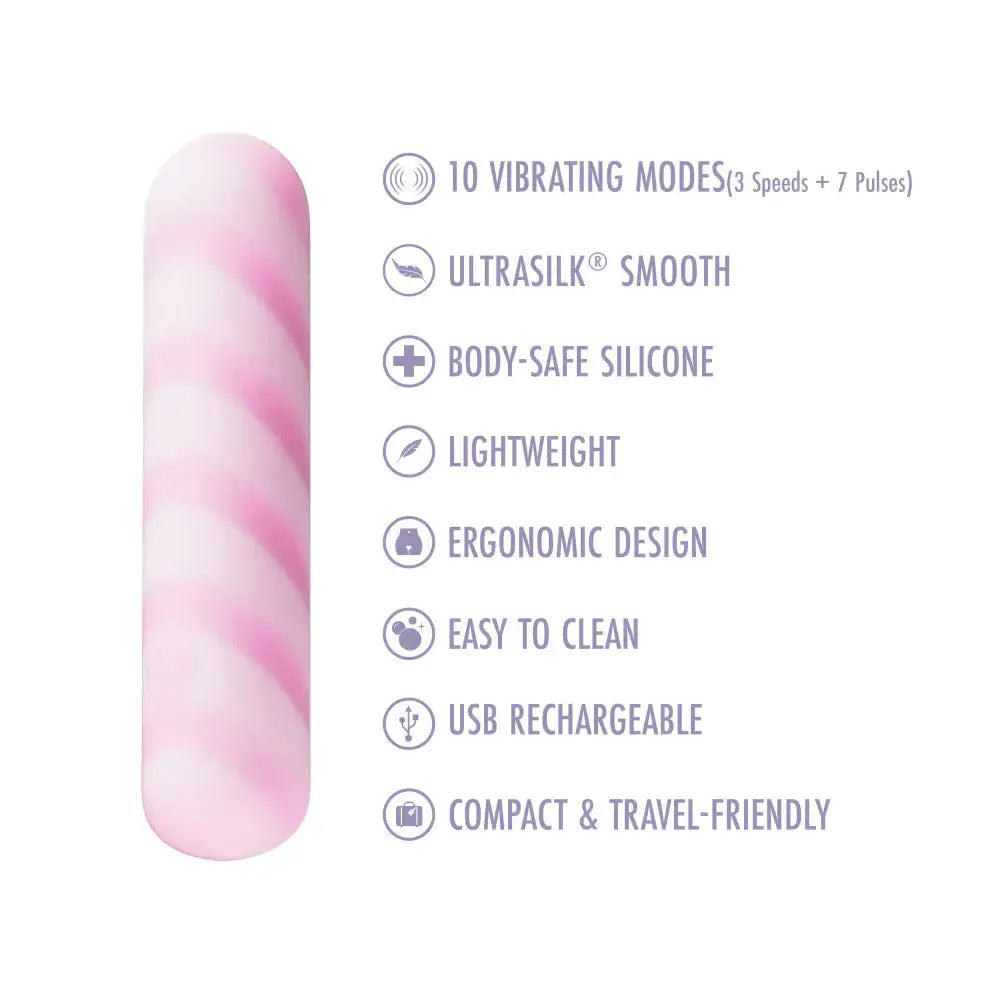 Play With Me Sugar Crush Vibrator - Pink