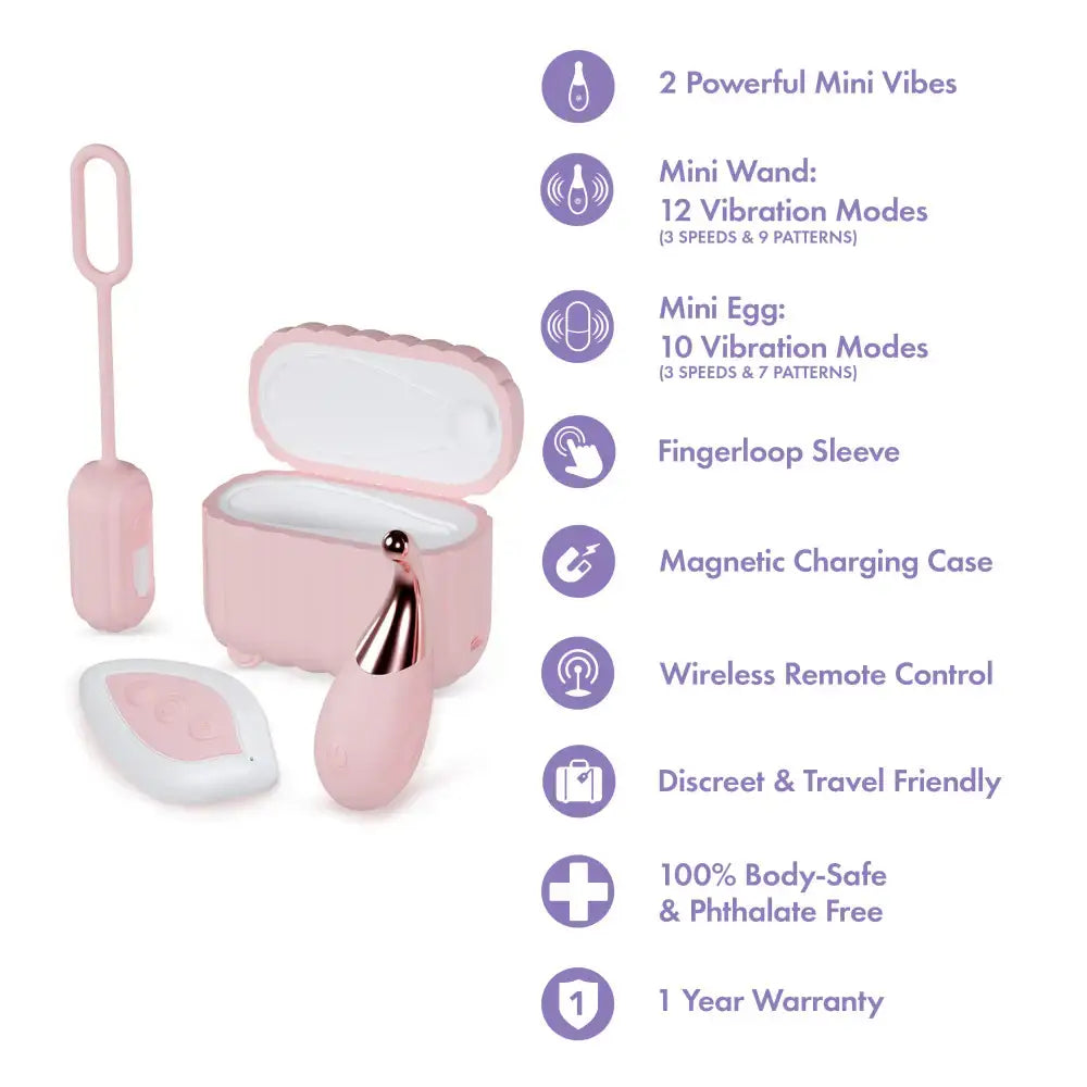 Blush Novelties® Play With Me Wanderlust 4 Piece Vibrator Set - Rolik®