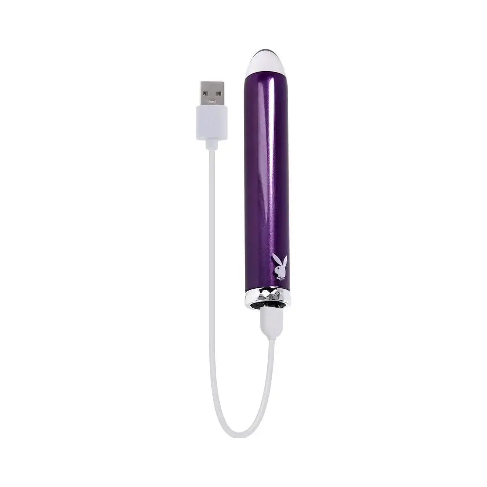Playboy Pleasure Amethyst Glass Vibrator - Rolik®
