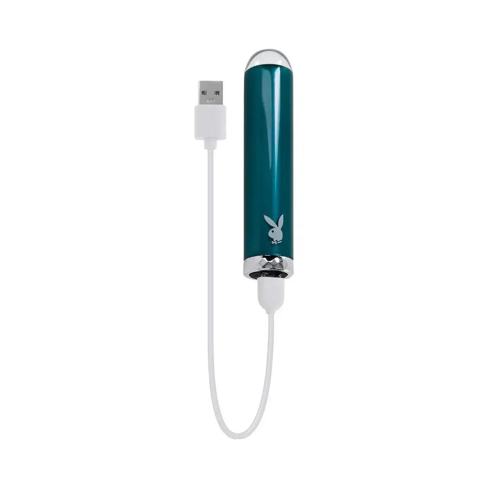 Playboy Pleasure Emerald Glass Vibrator - Rolik®