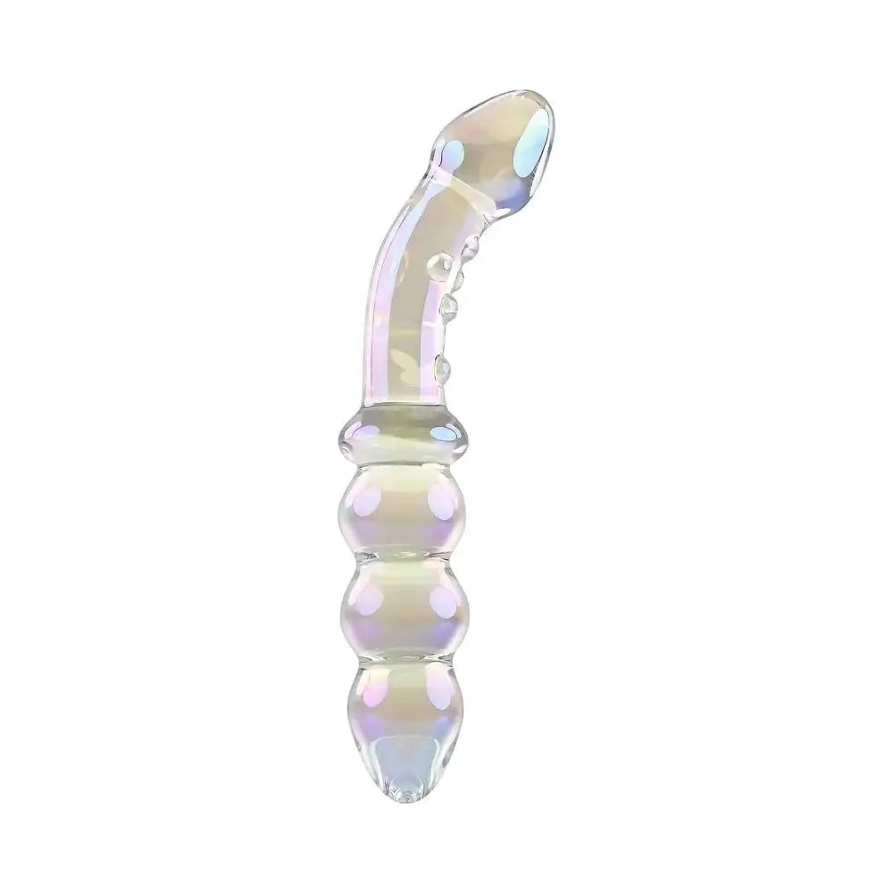 Playboy Pleasure Jewels Glass Double - Ended Dildo - Rolik®