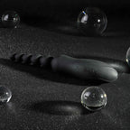 Playboy Pleasure Let It Bead Vibrating Flexible Anal Vibrator with Suction - Rolik®