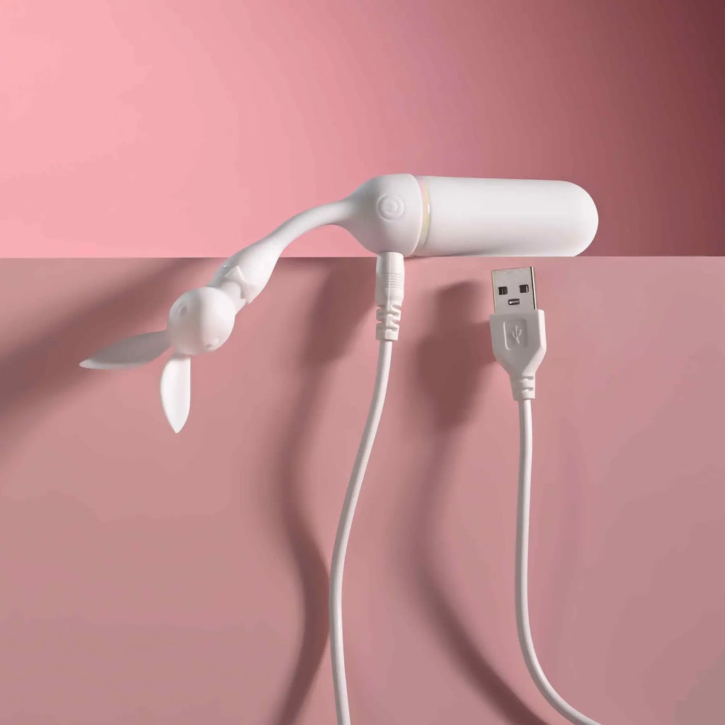 Playboy Pleasure Lucky Charm Light Up Vibrator White