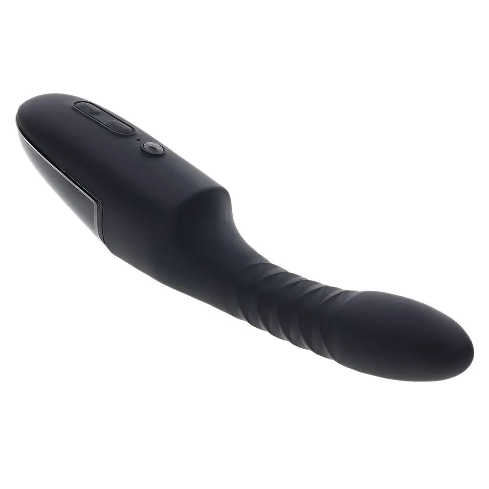 Playboy Pleasure Overdrive Thrusting Vibrator Black