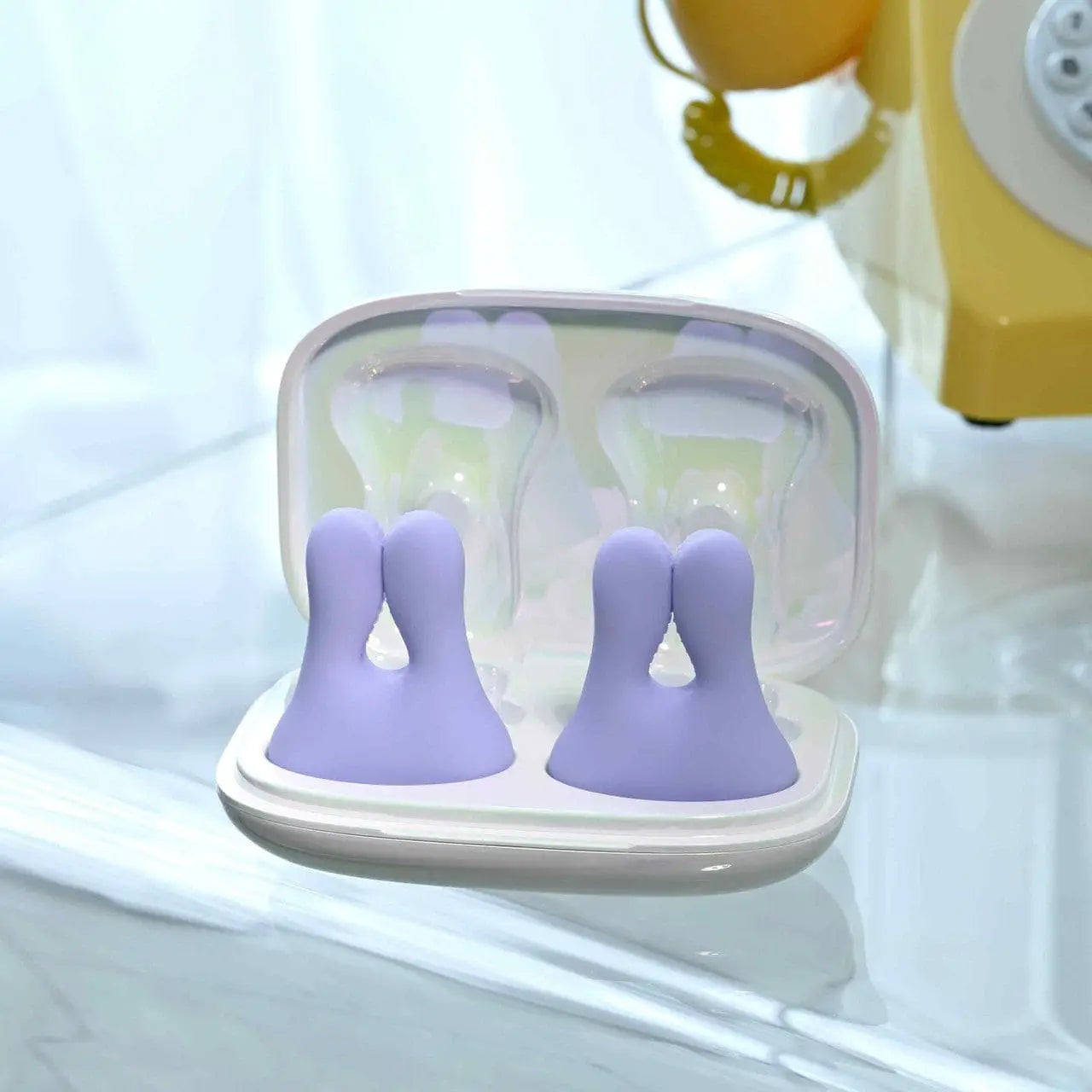 Playboy Pleasure In A Pinch Vibrating Clamps with Remote Charging Case - Rolik®